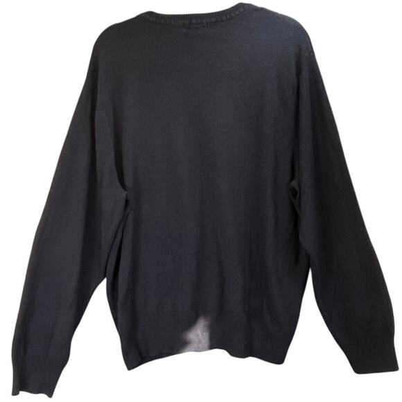 Dockers Men’s Blue XL Pullover V Neck Sweater 100% Acrylic Business Casual - Picture 2 of 7